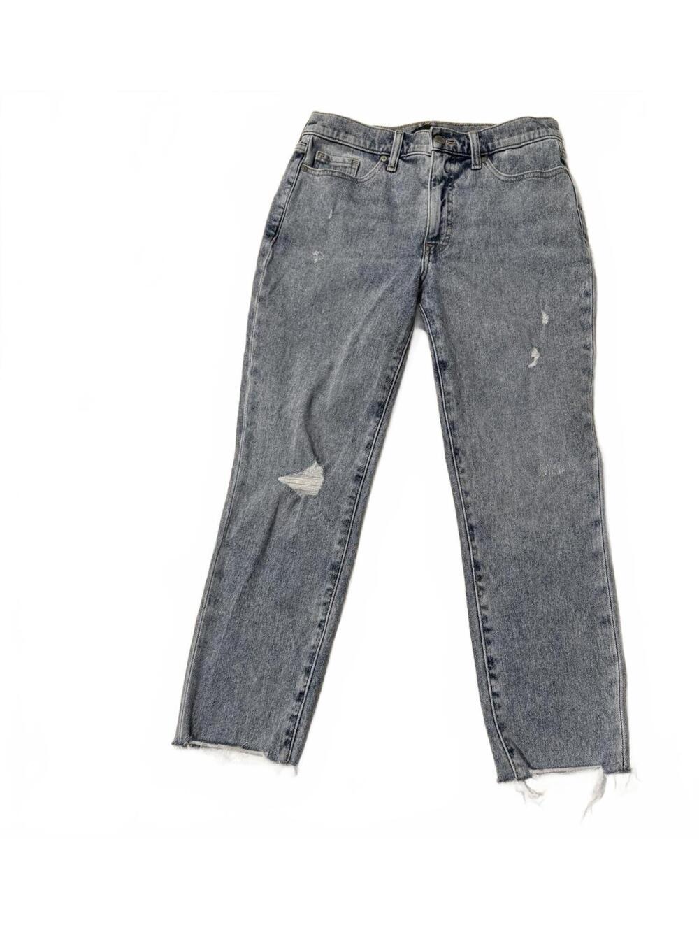 Banana Republic Women's High Rise Slim Straight light wash denim jeans size 29P